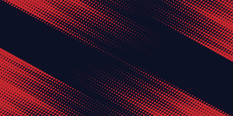 Black and red abstract grunge background with halftone style modern arts sport background abstract