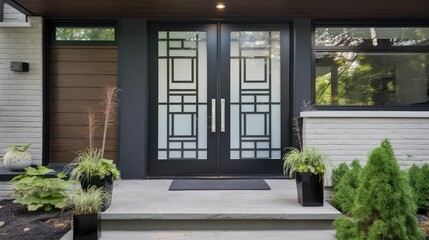 design glass door install