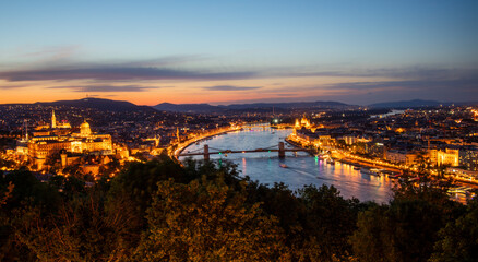Budapest at night