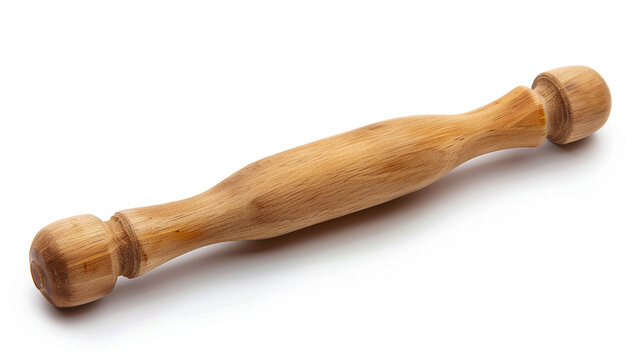 Rolling Pin  product shoot, on an isolated white background, object focused, png, stock image, hd quality, blog post