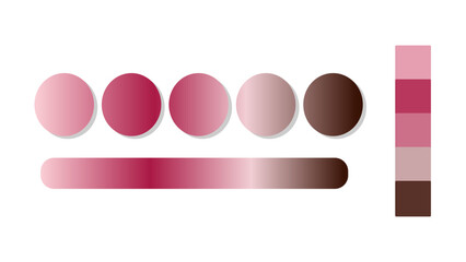 Abstract gradient background with Rose Quartz, Rose Red, Rose Quartz, Puce color palette. Abstract illustration with gradient blur design. Blurred colored abstract background. Colorful gradient