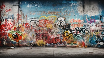 Fototapeta premium aesthetic distressed walls