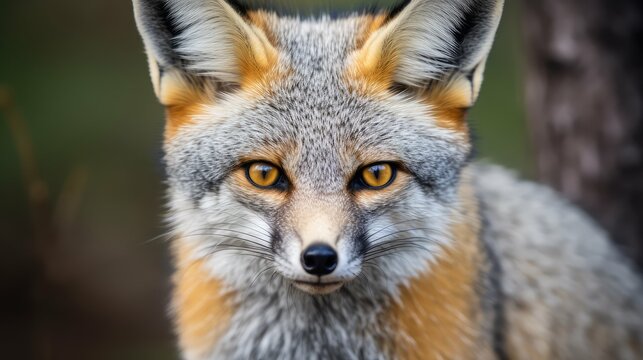 photograph grey fox
