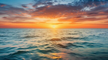 Fototapeta premium glow sunset blue sky
