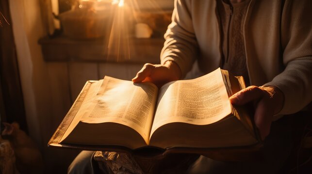 faith scripture open book