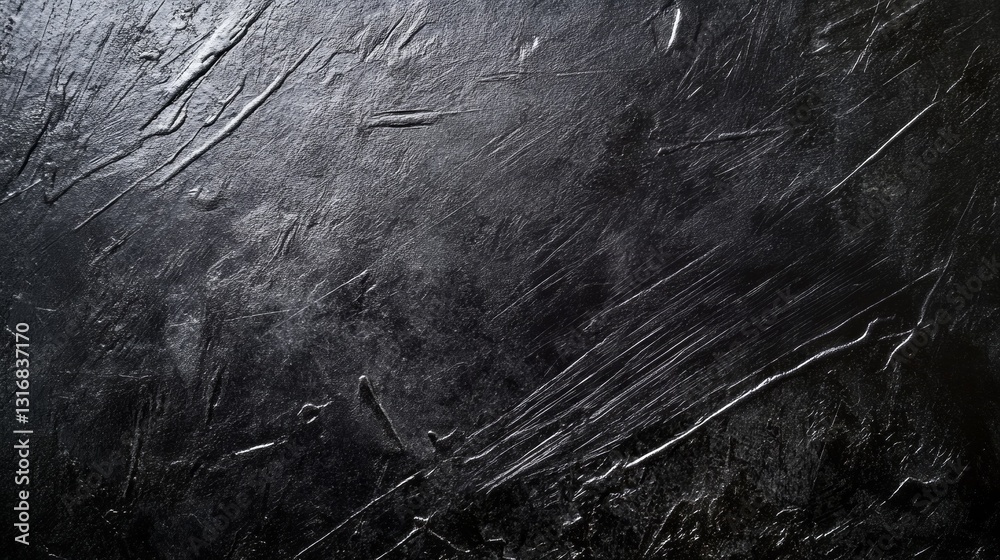 Poster rich textures and deep black hues create a captivating background that enhances any creative project
