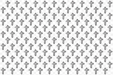 seamless pattern with Red and black criss-cross. EPS 10.