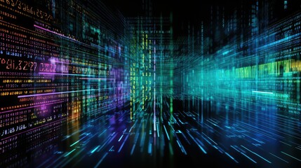 Obraz premium ai data technology