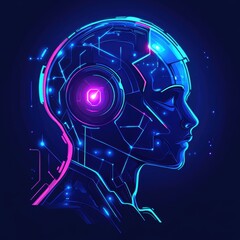 Creative AI product logo graphics