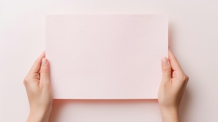 Obraz premium artisanal pink textured paper