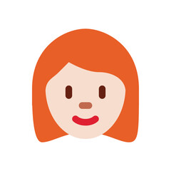 Redhead Woman Icon
