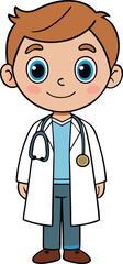 Fototapeta premium Cute Baby Cartoon Vector Design