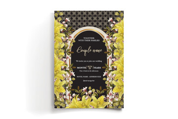 floral bridal shower invitation templates