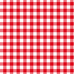 Traditional gingham seamless repeat vector pattern for textile, fabric print, tablecloth and background