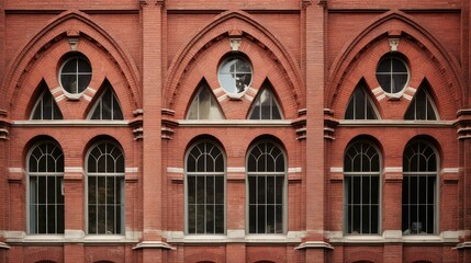 Obraz premium architecture brickwork red brick