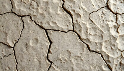 Fototapeta premium Close up limestone texture with cracks, beige and light gray tones