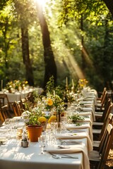 wedding table decoration generative AI