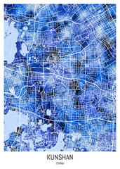 Kunshan ChinaCity Map