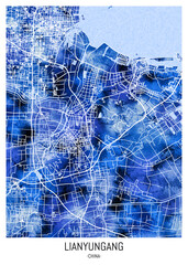 Lianyungang ChinaCity Map