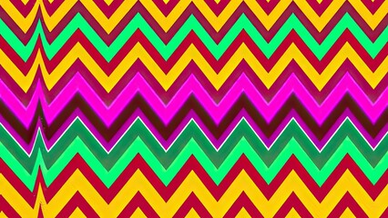 Vibrant Zigzag Pattern Colorful Geometric Background Bright Stripes Repeating Texture