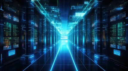 digital technology background data