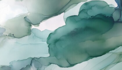 Ethereal Drift: The Gentle Flow of Emerald Mist
