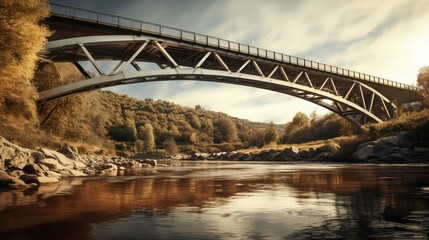 Obraz premium bridge steel metal