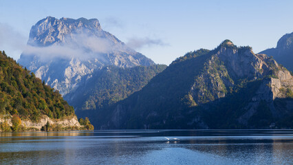 Traunsee mit Traunstein im Salzkammergut