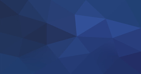 Blue abstract polygonal background. Geometric origami style with gradient.