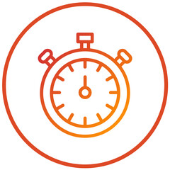 Vector Design Stopwatch Icon Style