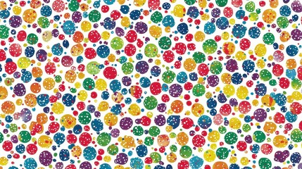 Colorful Abstract Circle Pattern
