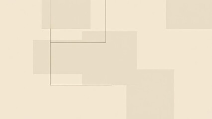 Abstract Beige Geometric Background Minimalist Design Modern Shapes Overlay Texture