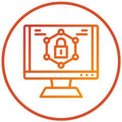 Vector Design Private Network Icon Style