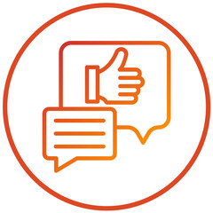 Obraz premium Vector Design Feedback Icon Style