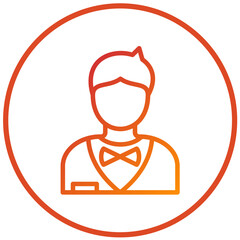 Vector Design Groom Icon Style