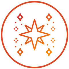 Vector Design Sparkler Icon Style