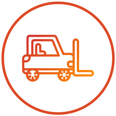 Vector Design Forklift Icon Style