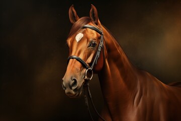 Fototapeta premium close up of horse