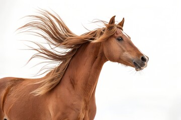 Fototapeta premium horse isolated on white