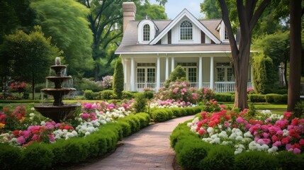 Obraz premium flowers elegant house