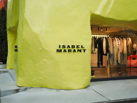 TOKYO, JAPAN - March 6, 2025: An Isabel Marant store in Tokyo's Aoyama area.