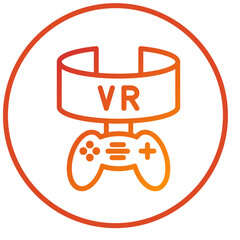 Vector Design Vr Gaming Icon Style