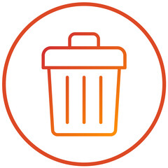 Vector Design Trash Icon Style
