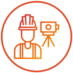 Surveyor Vector Design Icon Style