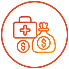 Emergency Fund Vector Design Icon Style