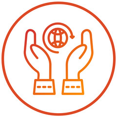 Eco System Protection Vector Design Icon Style