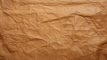 Fototapeta premium crinkle brown paper bag texture