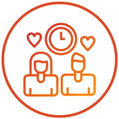 Speed Dating Vector Design Icon Style