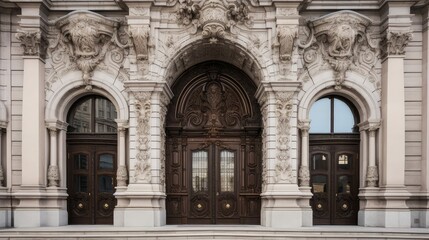 Fototapeta premium wood big doors