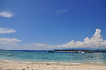 tropical beach in indonesia